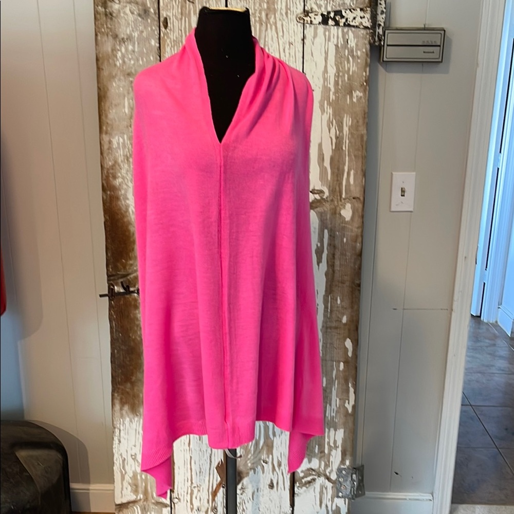 Vibrant Pink Shawl Wrap